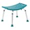Flash Furniture 15" L, Plastic, Teal Bath & Shower Chair DC-HY3410L-TL-GG - alternate 5